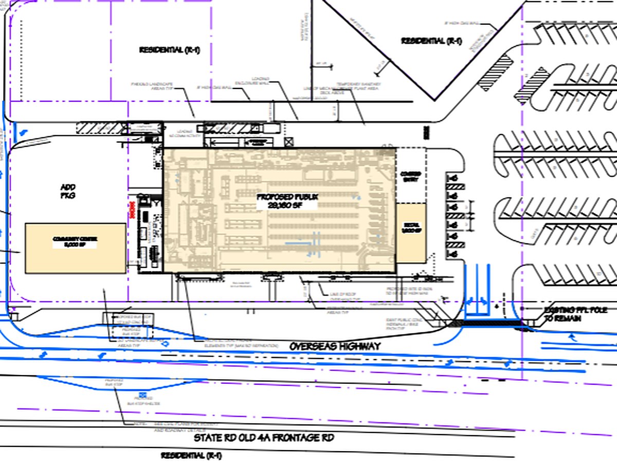 Islamorada Bowl site plan