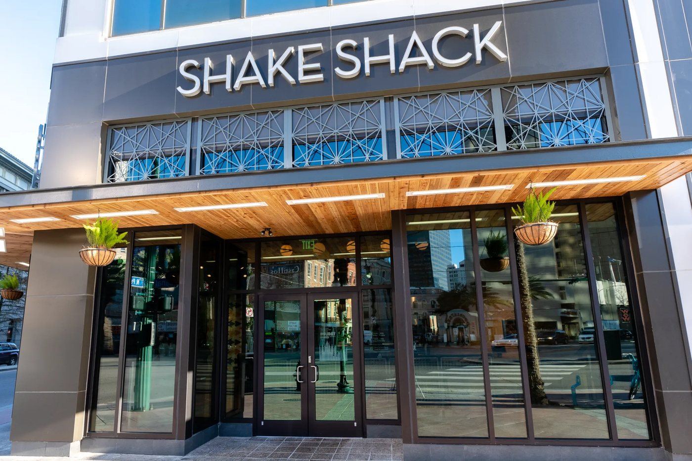 Completed Shake Shack storefront